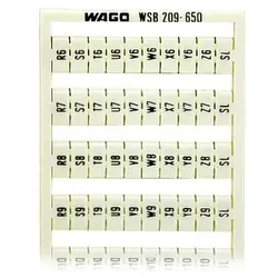 WAGO GmbH &amp; Co. KG WSB-Beschriftungskarte 209-650