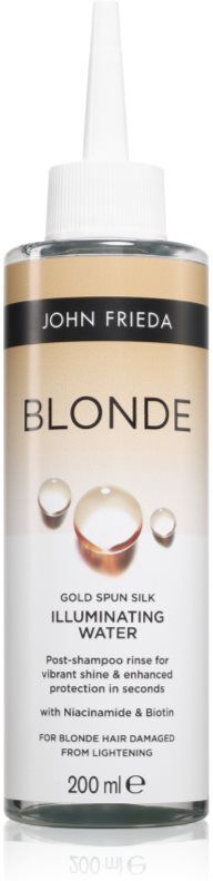 John Frieda Blonde Gold Spun Silk Illumintaing Water soin éclat pour cheveux blonds 200 ml