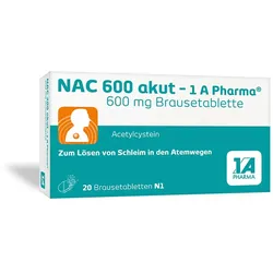 NAC 600 Akut-1 A Pharma Brausetabletten 20 St