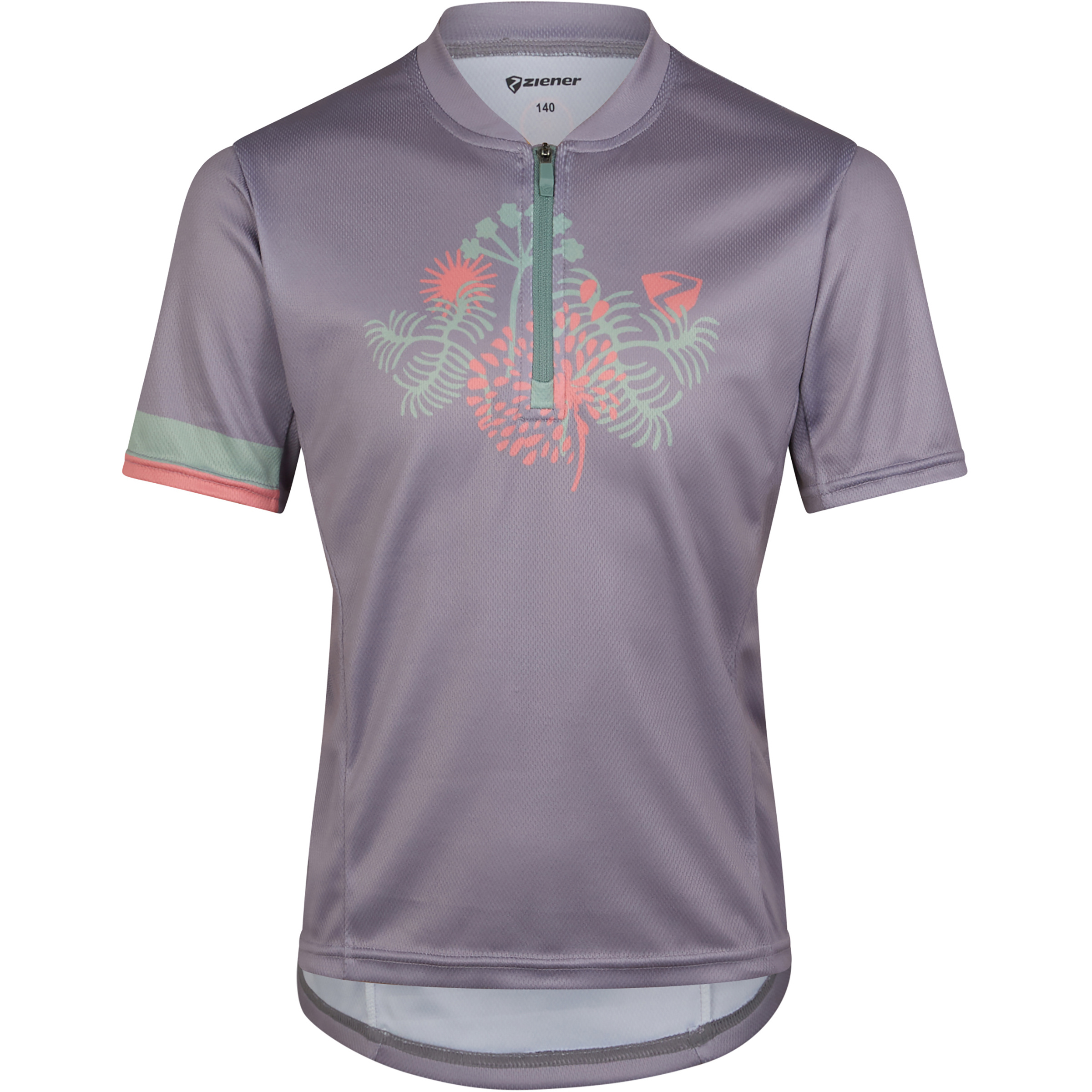 Ziener Nespi Trikot Kinder Radtrikots rosa Größe 116 Mountainbike | Rennrad | Gravel Elastisch