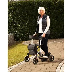 Ridder Rollator Mio, schwarz, Aluminium / Nylon / PVC
