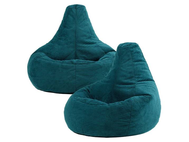 SITZSACK Sessel aus Cord 2-tlg.