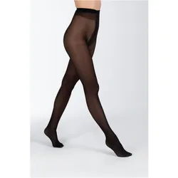 s.Oliver Fine Honeycomb Design Strumpfhose 30 DEN Damen 9999 - black M