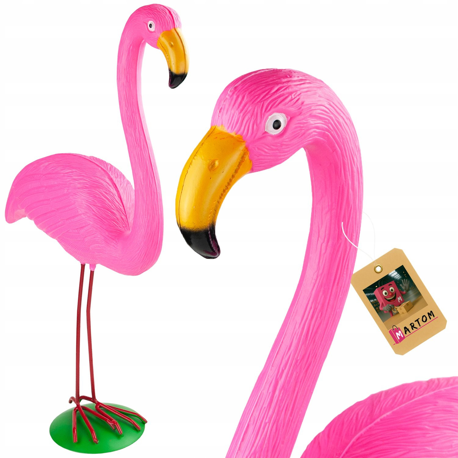 Levensgrote Flamingo Tuindecoratie - Stijlvolle en Duurzame Sierfiguur