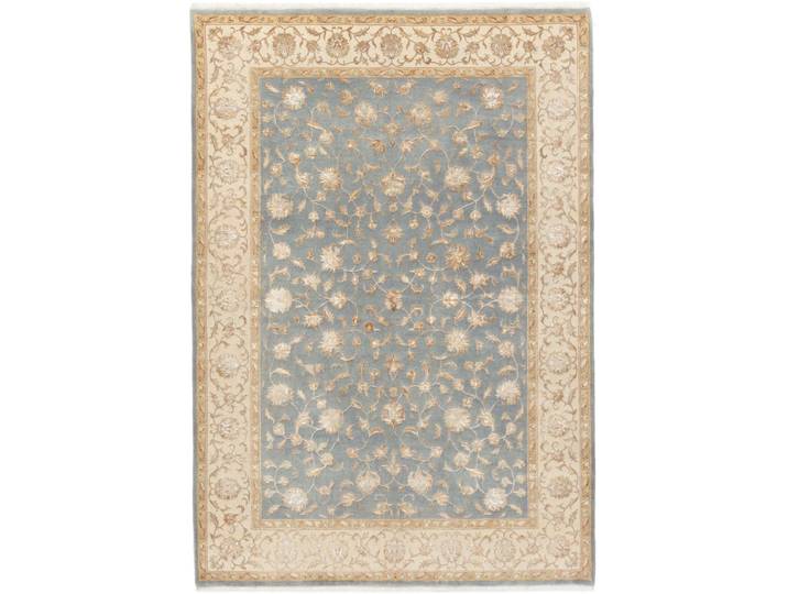 Indo Täbriz Teppich 168x241 Handgeknüpft Orientteppich