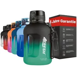 4FRESH Trinkflasche »Gradient Gallon« 1,7 L grün