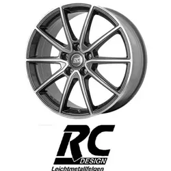 RC-Design RC32 7,5X18 5/112 ET39 Himalaya-Grey Front-poliert