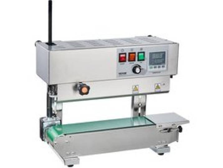 VEVOR Durchgehende Beutelband-Versiegelungsmaschine, 0,24-0,47 Zoll/6-12 mm Siegelbreite, vertikale Bandsiegelmaschine mit digitaler Temperaturregelung, Beutelsiegelgerät aus Edelstahl für 0,02-0,8 mm starke Plastikbeutelfolien