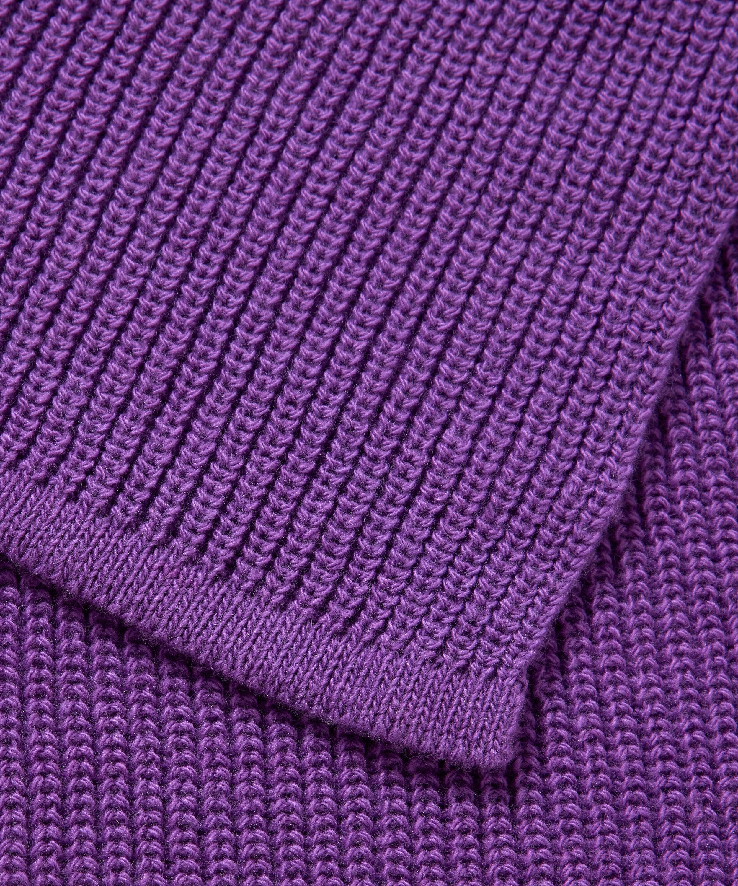 Schal FALKE "FALKE Schal", Kinder, Gr. onesize, byzantinum (8234), Modetücher Schal