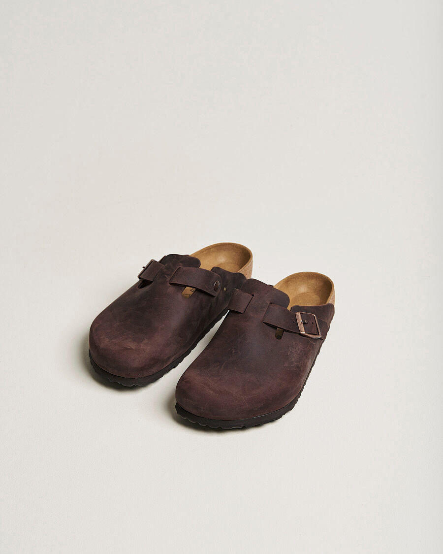 BIRKENSTOCK Boston Classic Footbed Habana Oiled Leather men 43 Brun
