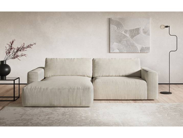 COTTA Ecksofa Lasso in Cord, Cord-Stoff