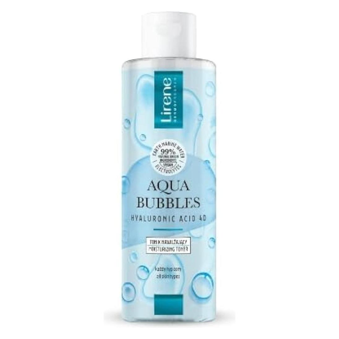 Lirene Aqua Bubbles Hyaluronic Acid 4D Moisturizing Tonic For All Skin Types 200Ml (Gesichtswasser, 200 ml) (5900717769618)