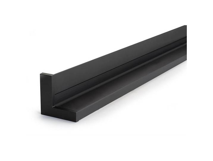 HKT Küchenreling, Schwarz, Kunststoff, Metall, 200x4.5x4.5 cm, erweiterbar, Küchen, Küchenmöbel