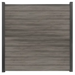 GroJa BasicLine PVC Stecksystem Bausatz 180 x 180 cm inkl. Verstärkung schmal monument_oak