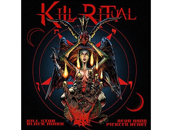 Kill Star Black Mark Dead Hand Pierced Heart