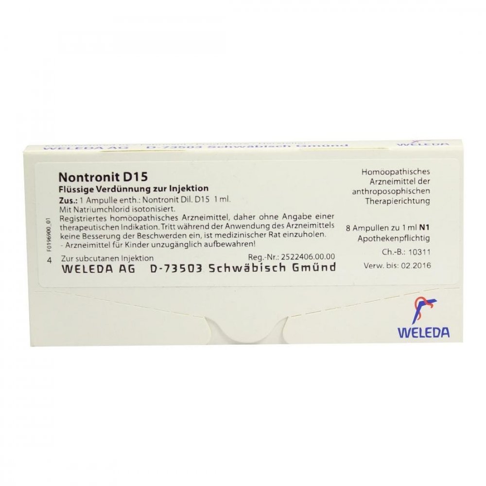 WELEDA AG Nontronit D15 Ampullen 01624665