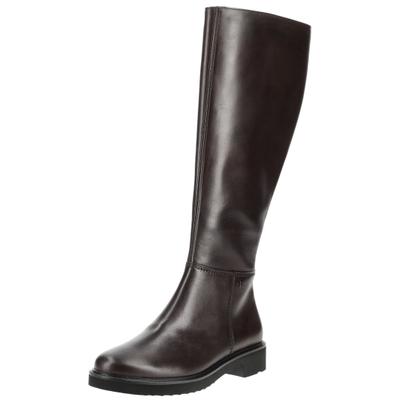 Stiefel PAUL GREEN "Paul Green Stiefel Glattleder", Damen, Gr. 38, Leder, espresso, Glattleder, Schuhe Stiefel