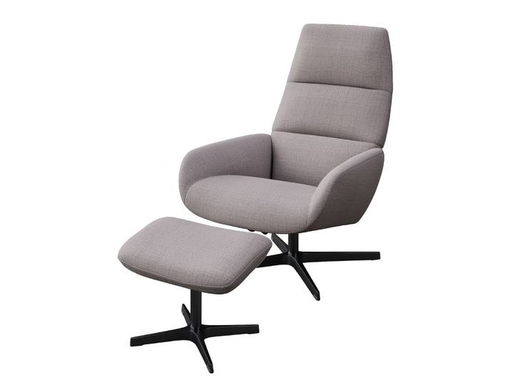 Fauteuil relax Turami Gris/Gris Polyester 71 x 110 x 80cm