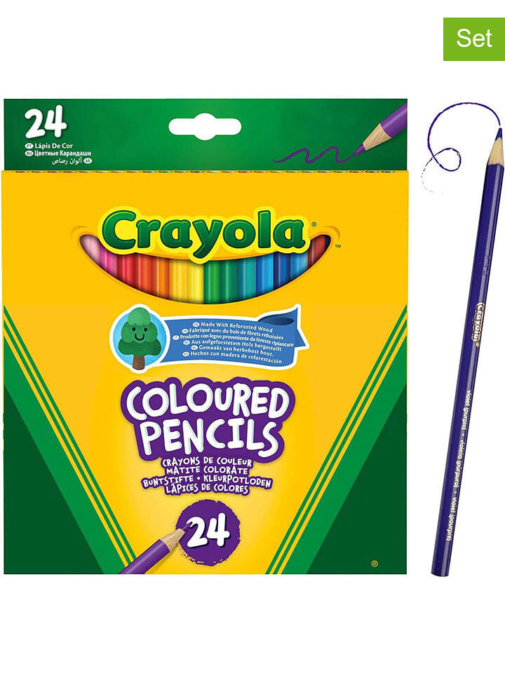 Crayola 24er-Set: Buntstifte - ab 3 Jahren - onesize