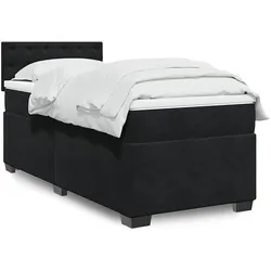 vidaXL, Boxspringbett, Wes (Block mit Quadraten) (90 x 190 cm)