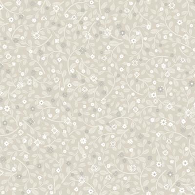 A-Street Prints Hummelvik Light Grey Daisy Trail Wallpaper