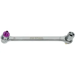 SW-Stahl, Fahrzeug Werkzeug, 01452L-2 Bremsenentlüftungsschlüssel I Entlüfterschlüssel 9 x 10 mm I Bremsleitung Schlüsse