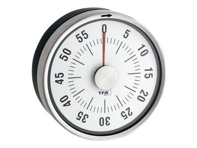 TFA® Puck Küchentimer silber 38.1028.10