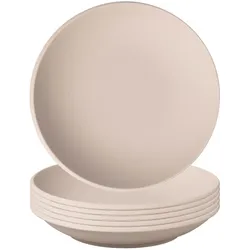 Villeroy & Boch, Geschirrset, Schale NewMoon 29 cm, 6 Stück, Weiss