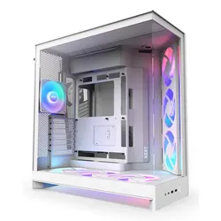 NZXT H9 Flow RGB+ [2025] White, weiß, Glasfenster