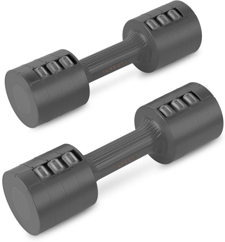 Spokey Multibell set d’haltères réglables 2x2.5 kg