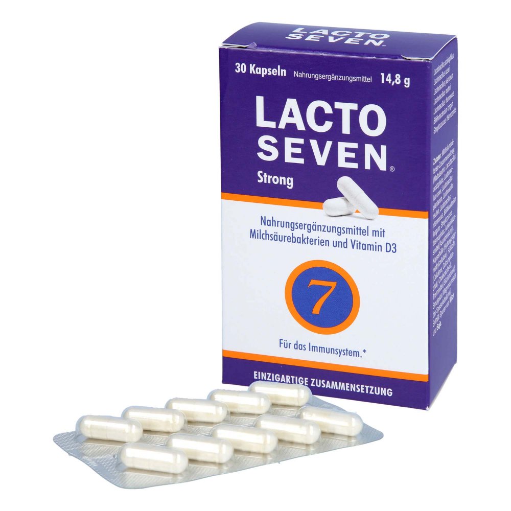 Blanco Pharma GmbH Lacto Seven Strong Laktosefr.glutenfr.zuckerfr.kps 17386759