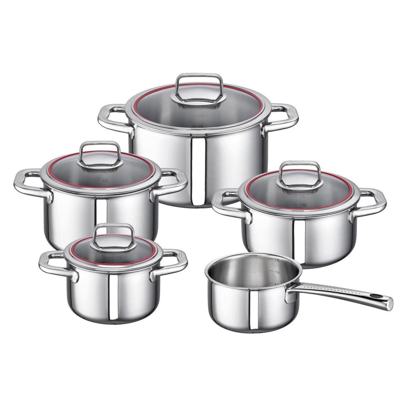 Schulte-Ufer Schulte Ufer Edelstahl Topfset Valentina (Set 479)