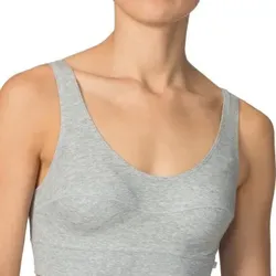 Calida BH Elastic Top Grau Baumwolle Large Damen