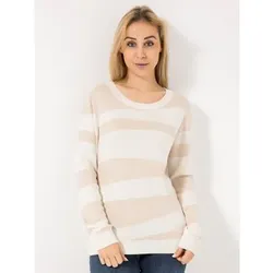 CASHMASOFT Pullover, 1/1-Arm Cashmeregriff Rundhalsausschnitt Allover-Print