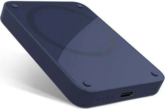 Epico 4200 mAh MagSafe-kompatible kabellose Powerbank - blau