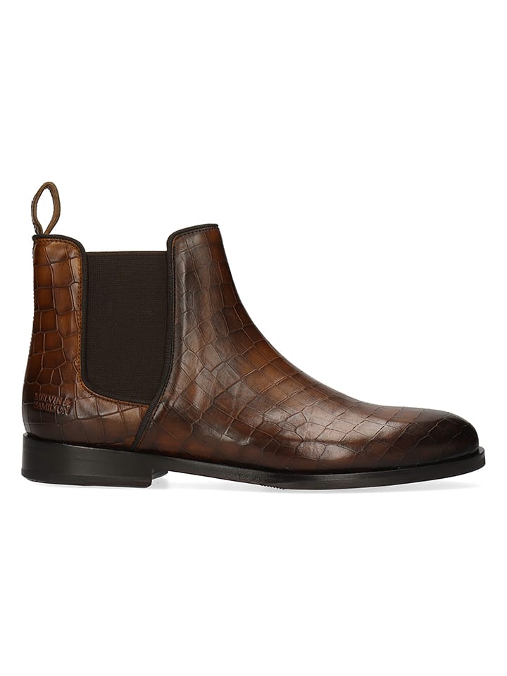 MELVIN & HAMILTON Leder-Chelsea-Boots "Susan 70" in Braun - 37