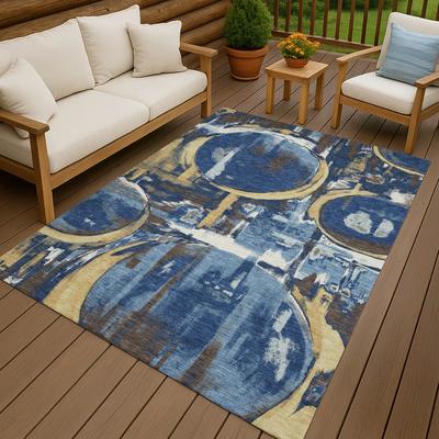Addison Rugs Machine Washable Indoor/ Outdoor Modern Erie Chantille Rug