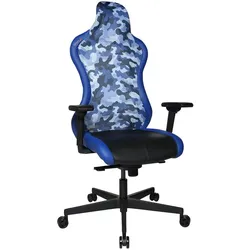 Sitness Drehstuhl RS Sport Plus Lederoptik Blau