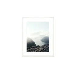 Holzbilderrahmen 40x50 cm  Iceland ¦ weiß ¦ Holzwerkstoff ¦ Maße (cm): B: 42 H: 52 T: 2.8