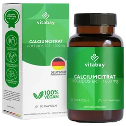 Calciumcitrat 1000 mg Kalzium hochdosiert