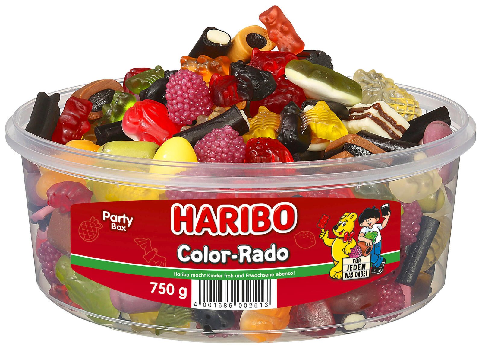 HARIBO Color-Rado Fruchtgummi 750,0 g 10051402