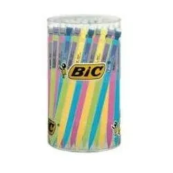 Bic, Bleistift, HB Matic Fun Bleistift mit Radiergummi 0,7mm (60 Stück) (0.70 mm, HB, 60x)