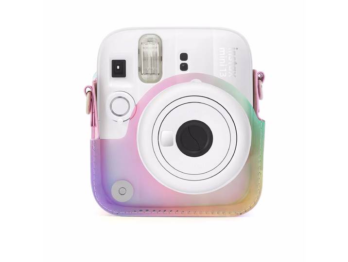 Fujifilm Instax Mini 13 Iridescent Case Sofortbildkamera – Sofortbildkamera/Polaroid Kamera