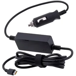 Lenovo USB-C DC Travel Adapter (65 W), Notebook Netzteil, Schwarz