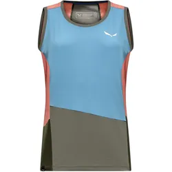 Salewa, Damen, Funktionsshirt, PUEZ SPORTY DRY Damen TANKT (S), Blau