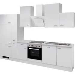 Flex-Well Küchenzeile 310cm -mit E-Geräte - G-310-2601-059-WITO