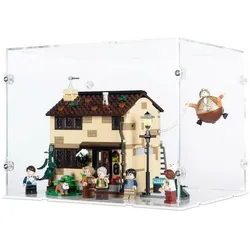 iDisplayit Acryl-Display für LEGO 76451 Harry Potter - Ligusterweg: Tante Magdas Besuch (Mit schwarzem Boden)