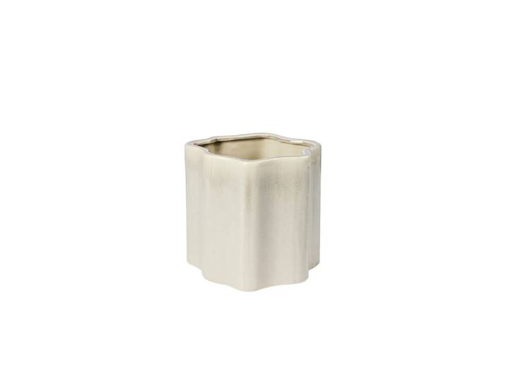 Broste Copenhagen - Sonja Übertopf, H 20 cm, grau