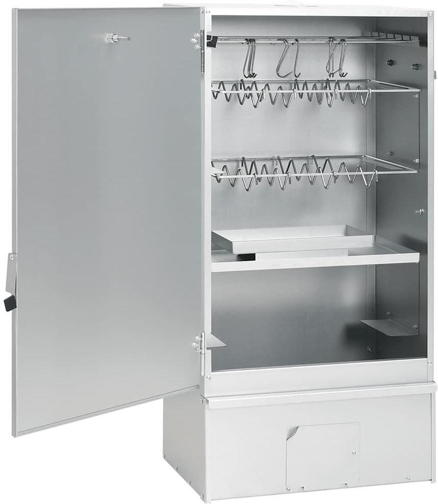 vidaXL Fumoir à four à barbecue avec copeaux de bois 44,5x29x83 cm