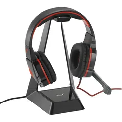Gamium WE support universel pour casque / micro-casque gamer avec LEDs RGB, Hub, Kopfhörerständer